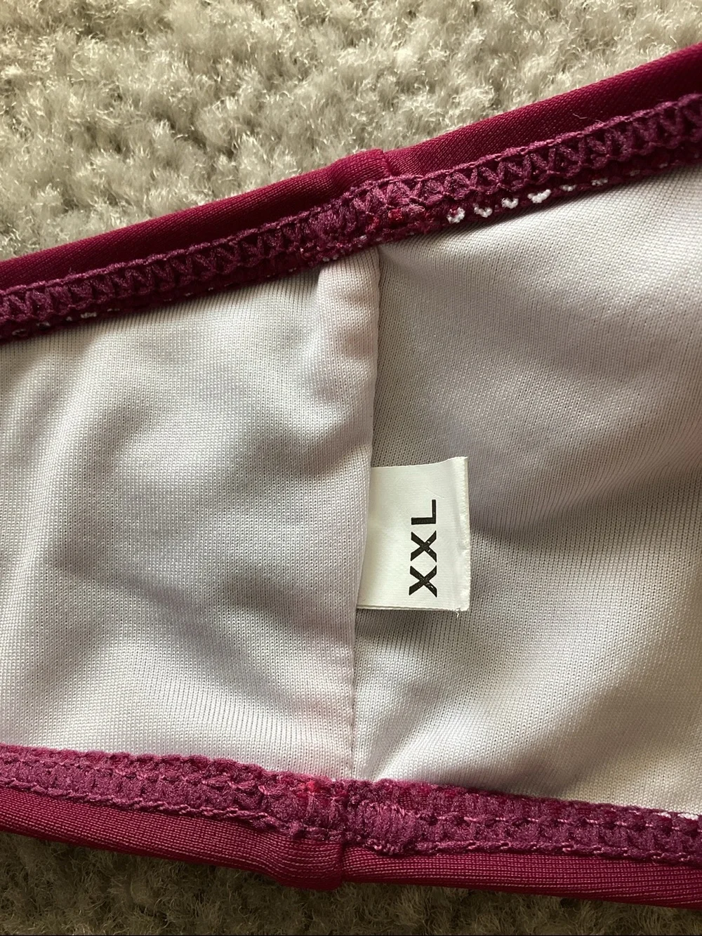 Women's Magenta Push-Up Bikini Top - see all photos - XXL
